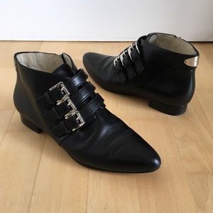 Michael Kors 3 buckle ankle boots